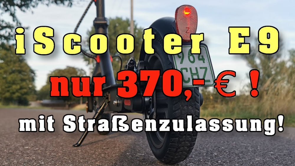 E9 – Mit Straßenzulassung! Sicher und legal auf der Straße fahren!