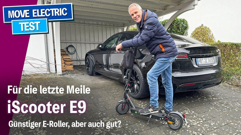 Bequemer gehts mit dem iScooter E9